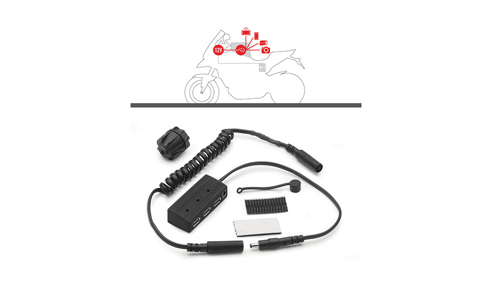 KIT POWER HUB PER BORSE DA SERBATOIO KAPPA MOTO