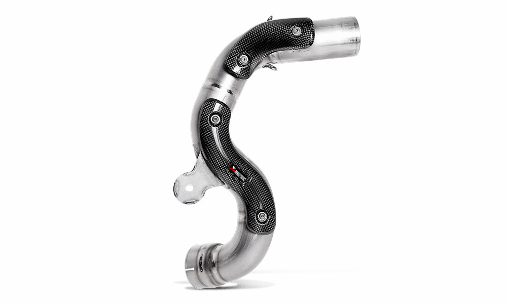 AKRAPOVIC LINK PIPE TITANIUM MONTAGGIO ALTO BMW R NINET