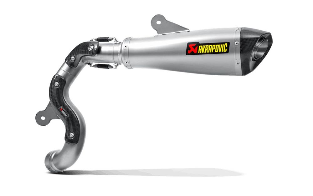 Akrapovic Collecteur Titane passage haut pour BMW R Ninet