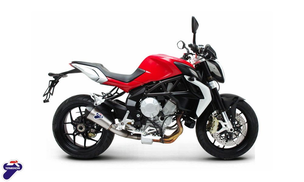 TERMIGNONI SILENCIEUX HOMOLOGUÉ RELEVANCE TITANE MV AGUSTA BRUTALE 