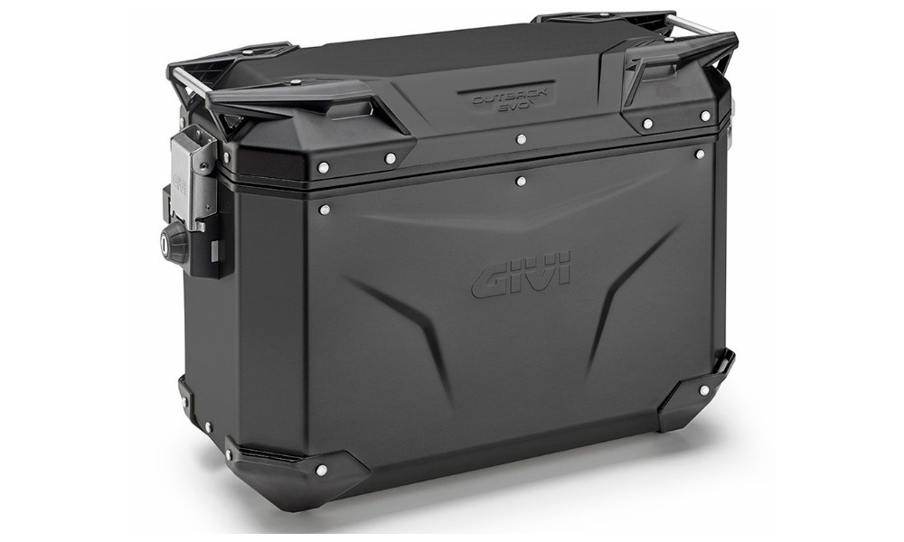 COPPIA VALIGIE OUTBACK GIVI SINISTRA/DESTRA ALLUMINIO NERO