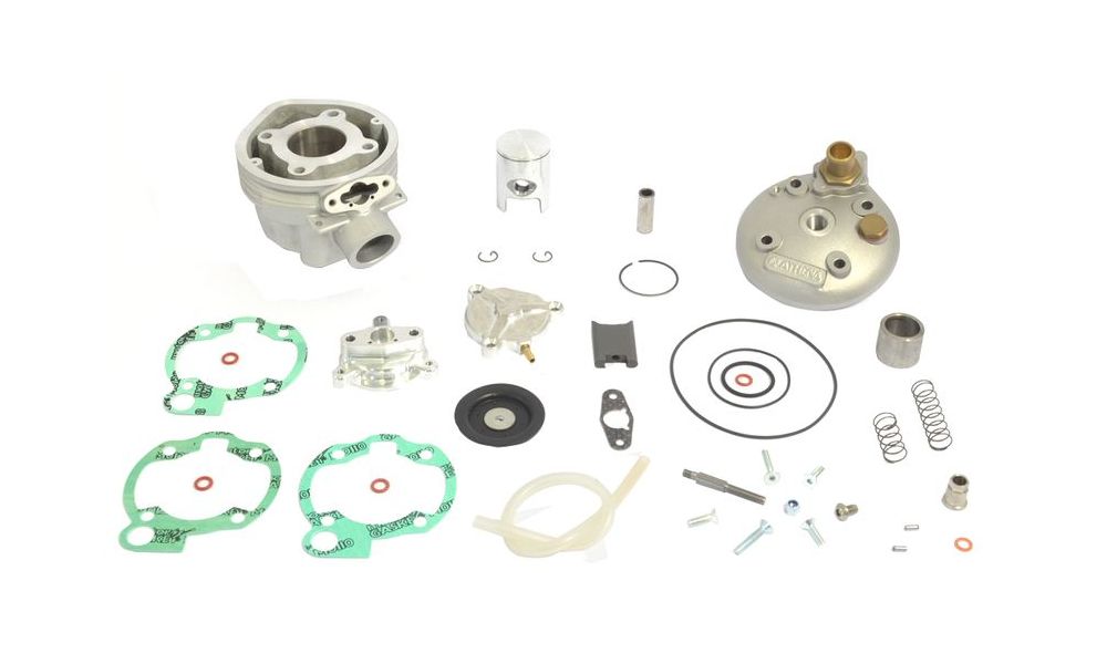 ATHENA CYLINDER KIT STANDARD BORE 50 CC. EXHAUST VALVE APRILIA RS/RX 50 CR