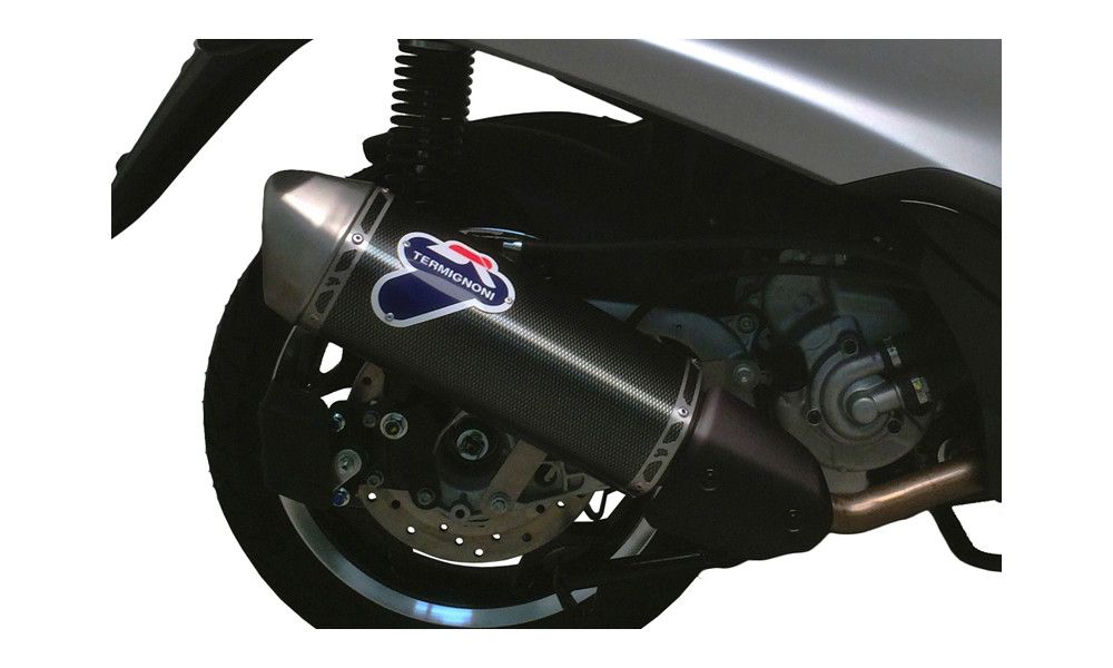 TERMIGNONI SILENCIEUX RELEVANCE CARBONE LOOK POUR APRILIA SR MAX 125/300