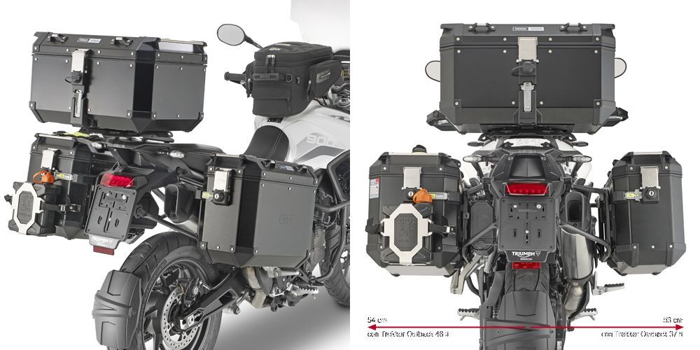 Givi Portavaligie laterale per Monokey CAM-Side Triumph Tiger 900