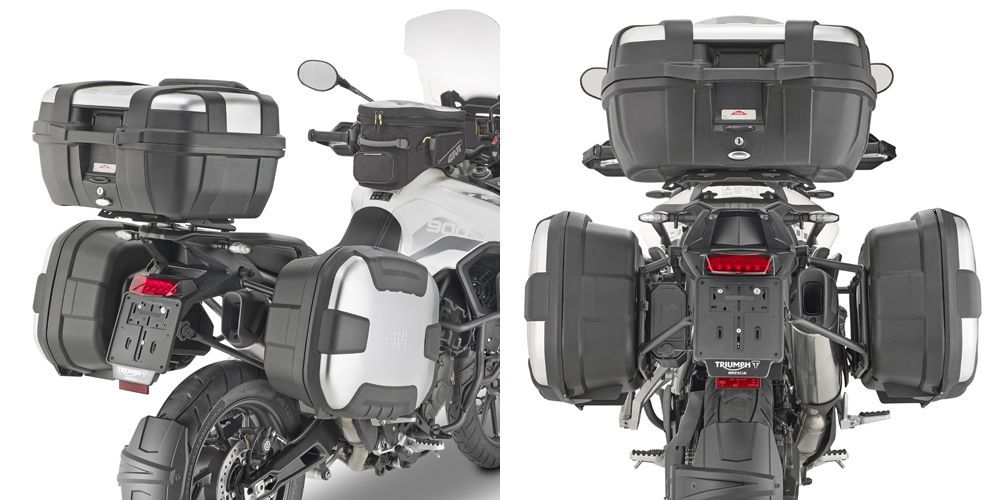 Givi Portavaligie laterale PL ONE-FIT per Monokey Triumph Tiger 900