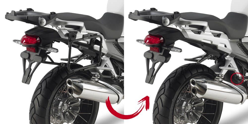 Givi Supports spécifiques valises latérales Honda Crosstourer 1200