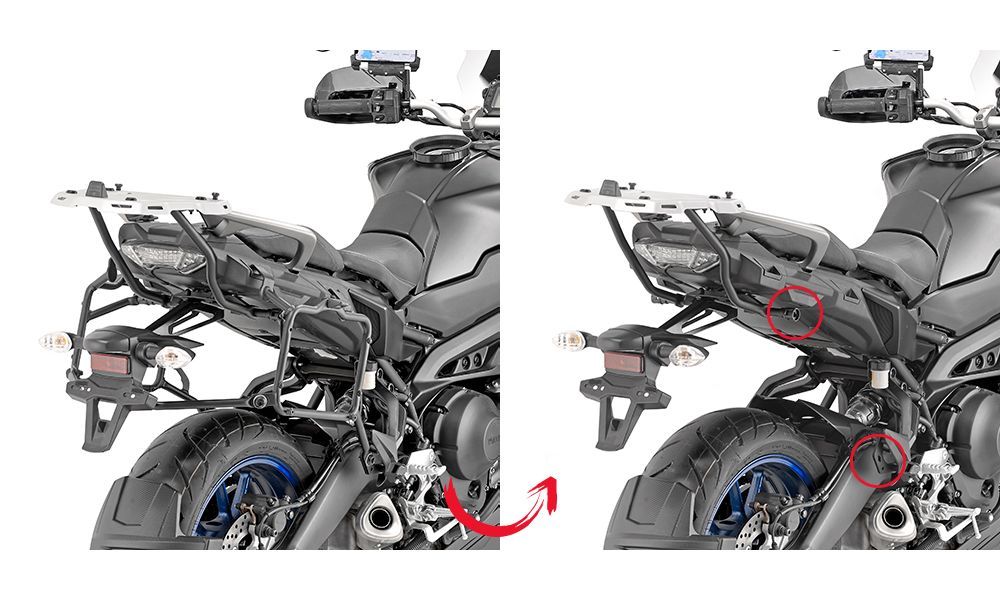 Givi Support à liaison rapide valises latérales Monokey, RETRO FIT casesfo