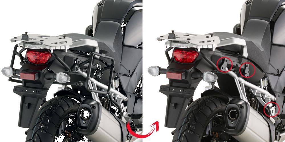 Givi Supports à liaison rapide valises latérales Suzuki DL 1000 V-STROM 