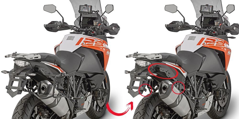 Givi support a liaison rapide pour Monokey pour KTM Super Adventure /R/S/T