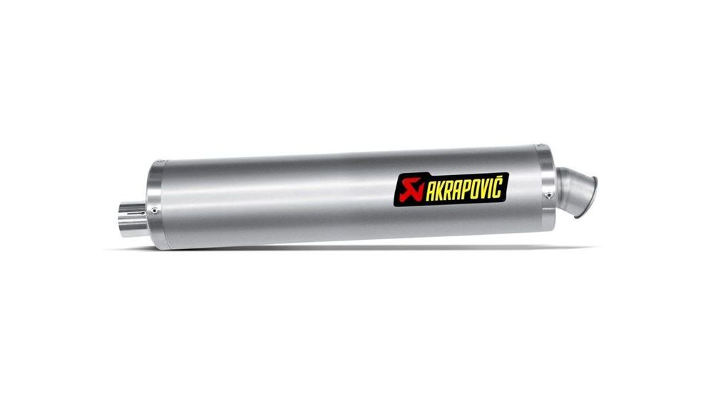 AKRAPOVIC EXHAUST SLIP ON LINE WITH TITANIUM OUTER SLEEVE APPROVED BMW R 1