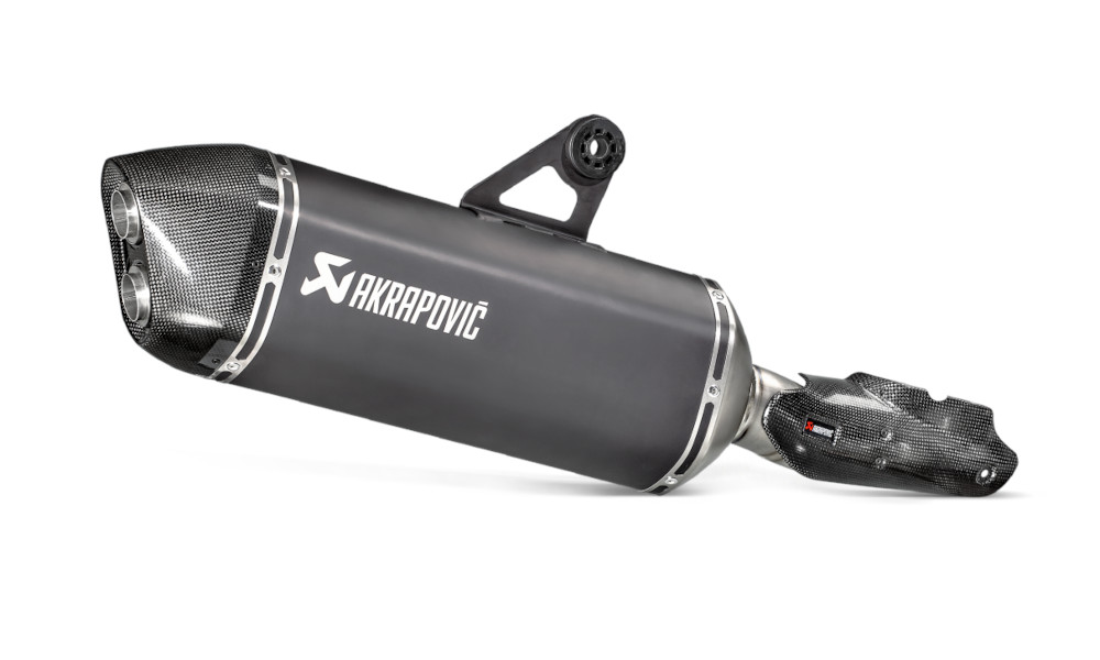 MARMITTA NERA AKRAPOVIC OMOLOGATA E4 BMW R 1200 GS