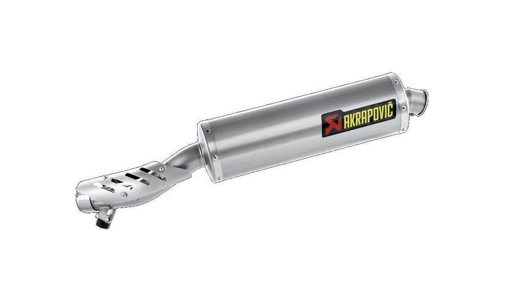 AKRAPOVIC EXHAUST SLIP ON LINE WITH TITANIUM OUTER SLEEVE APPROVED BMW R 1