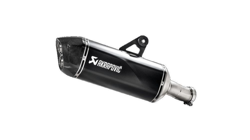 AKRAPOVIC SILENCIEUX EN TITANE AVEC EMBOUT EN CARBONE POUR BMW R 1250 GS/ADVENTURE 2019