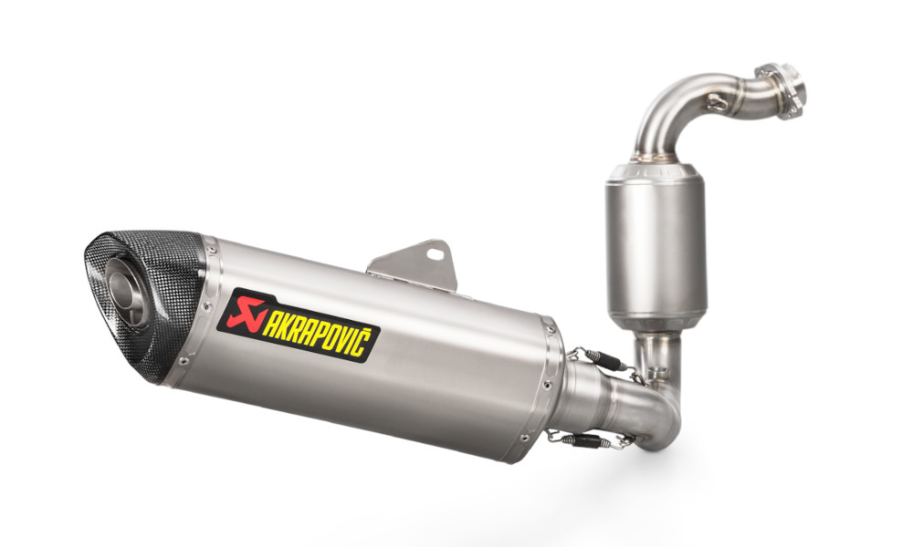 SISTEMA SCARICO AKRAPOVIC INOX YAMAHA XSR 125