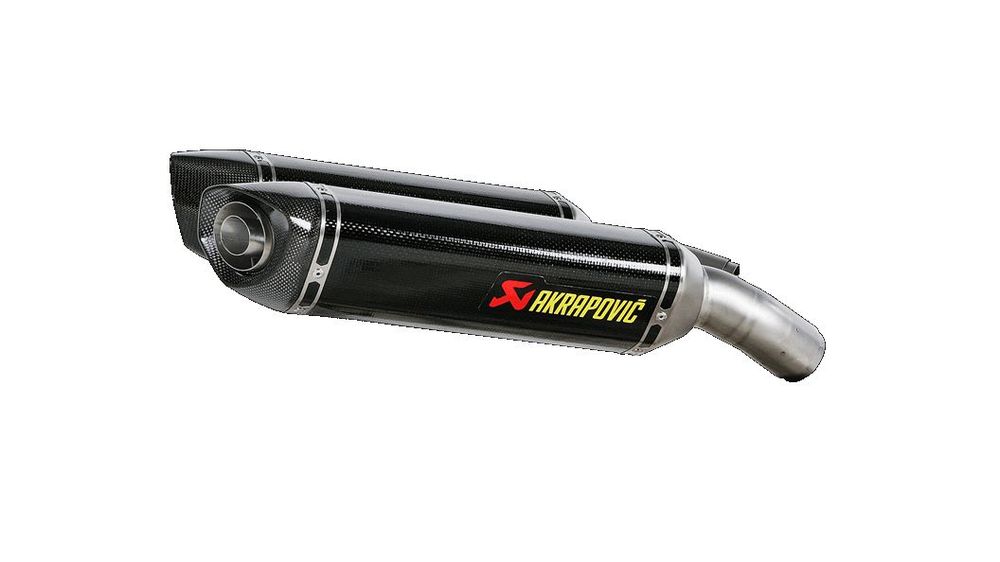 Akrapovic Coppia di terminali carbonio Ducati 848/Evo,1098/1198 S/R