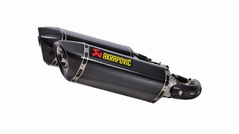 Akrapovic Coppia di terminali carbonio omologati per Monster 696/795/796