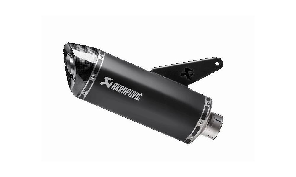 Akrapovic Terminale titanio nero omologato Ducati Monster 821/1200/1200 S