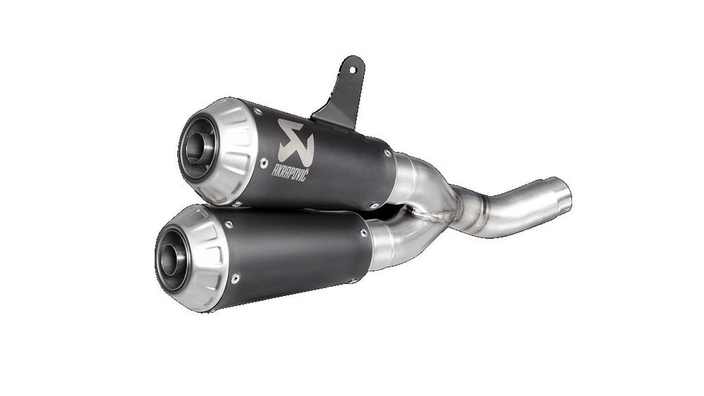 AKRAPOVIC SILENCER BLACK TITANIUM NOT APPROVED DUCATI MONSTER 797 797+ SCR