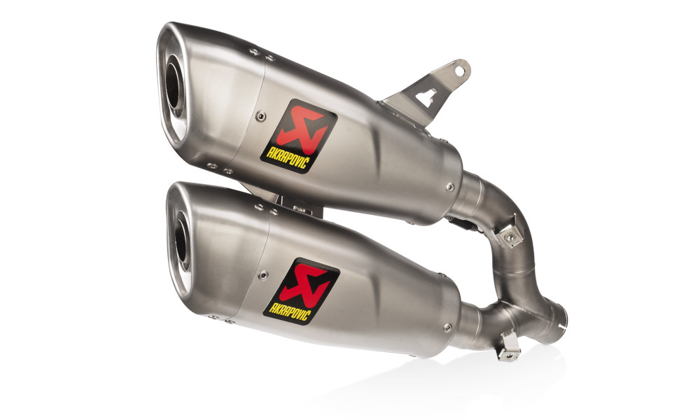 COPPIA SILENZIATORI AKRAPOVIC IN TITANIO DUCATI MONSTER