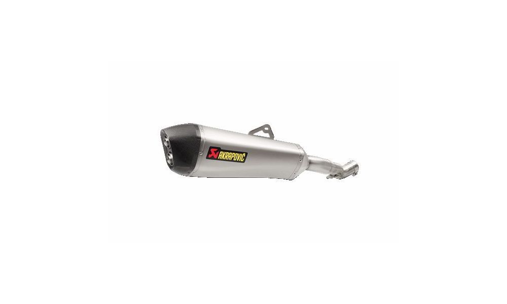 Akrapovic Terminale Slip on titanio con Honda CROSSTOURER