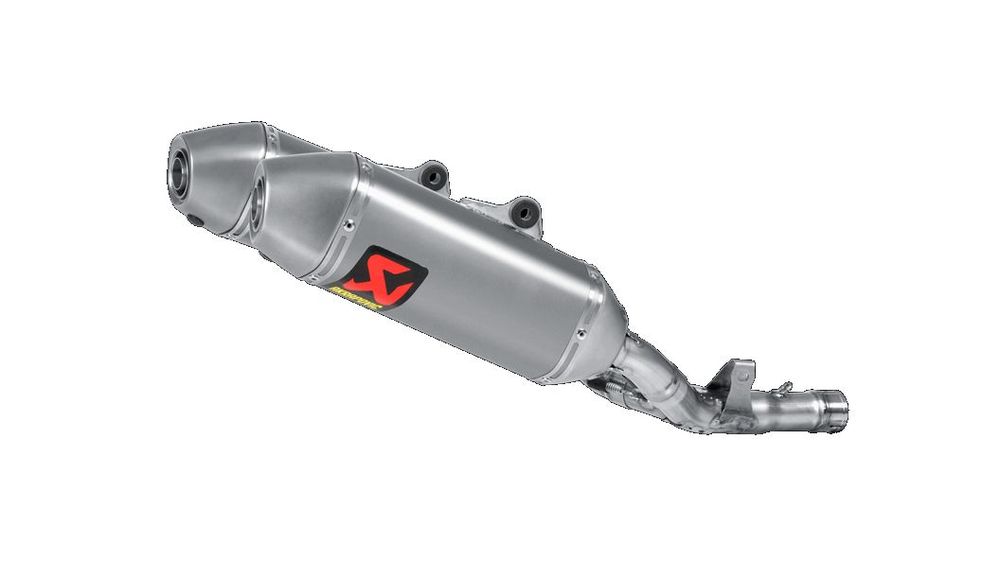 Akrapovic Coppia di terminali in titanio 112 DB Honda CRF 250 R 