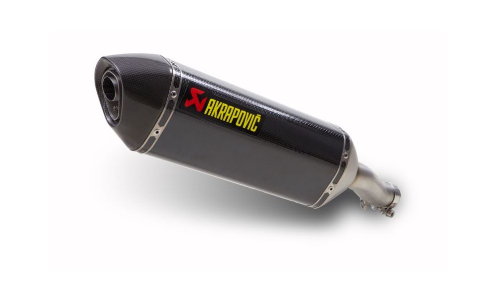 AKRAPOVIC ECHAPPEMENT SLIP ON, ENVELOPPE/FLASQUE EN CARBONE, HOMOLOGUÉ POUR HONDA CB 400 F,CB 500 F,CB 400 X,CB 500 X,CB 400 R,CB 500 R