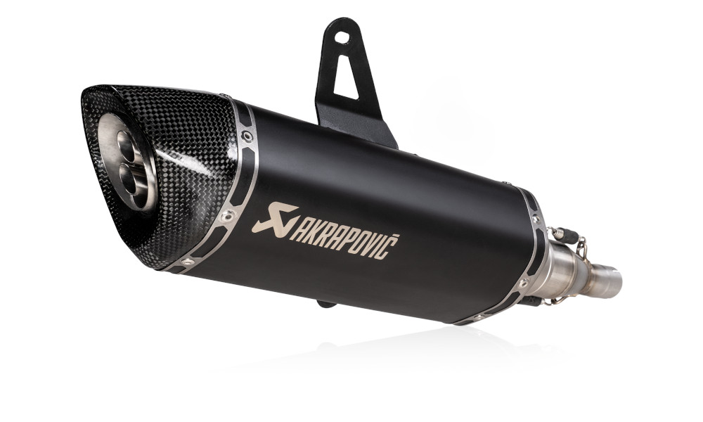 SILENZIATORE AKRAPOVIC OMOLOGATO NERO ITALJET DRAGSTER 125/200