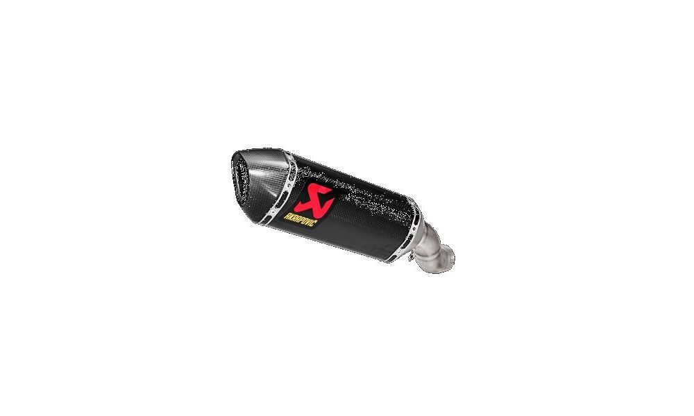 Akrapovic Terminale Slip on carbonio con Kawasaki ZX-10 R