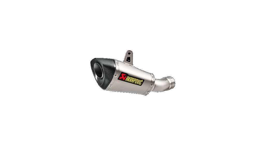 AKRAPOVIC SILENCER SLIP ON TITANIUM END CAP CARBON KAWASAKI ZX-10 R