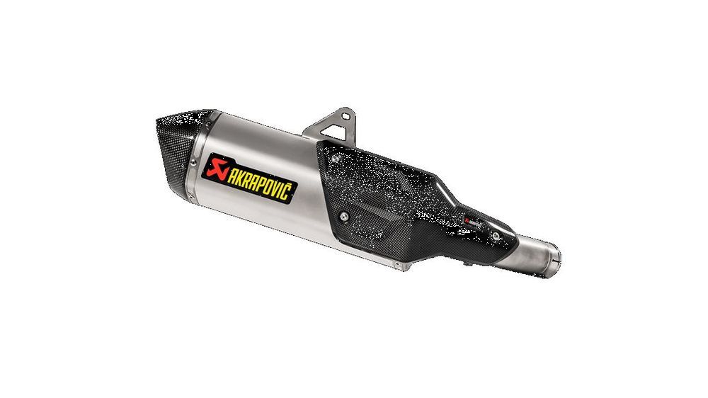 AKRAPOVIC ENDSCHALLDAMPFER AUS TITAN MIT CARBON-ENDKAPPE UND EU-ZULASSUNG FÜR KA