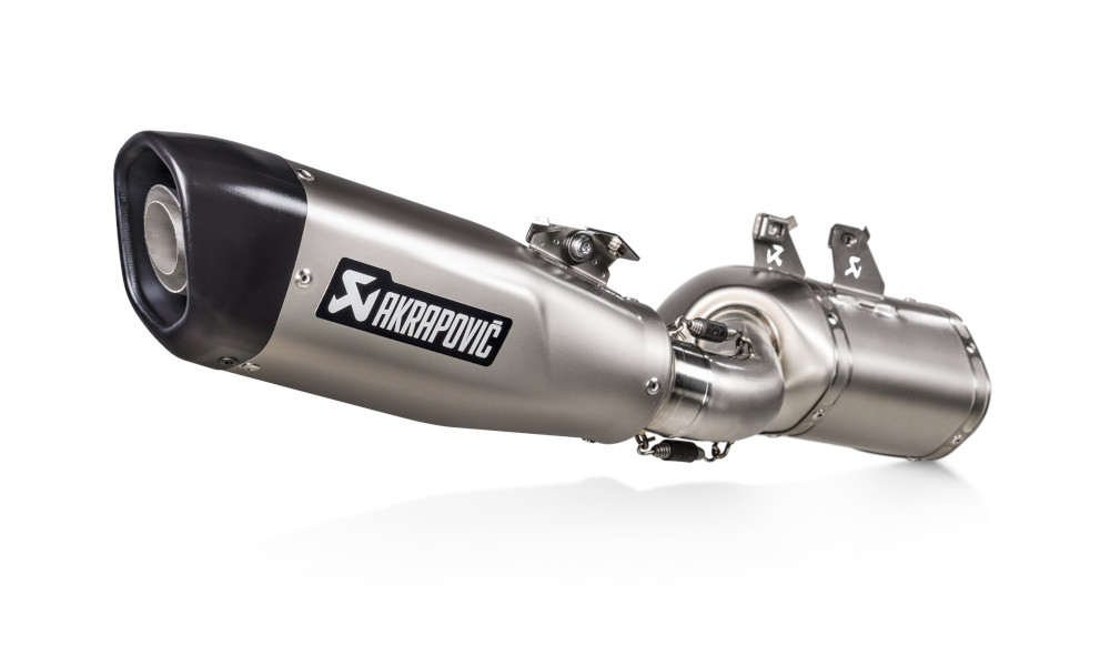 MARMITTA OMOLOGATA AKRAPOVIC IN TITANIO KAWASAKI Z 650 RS