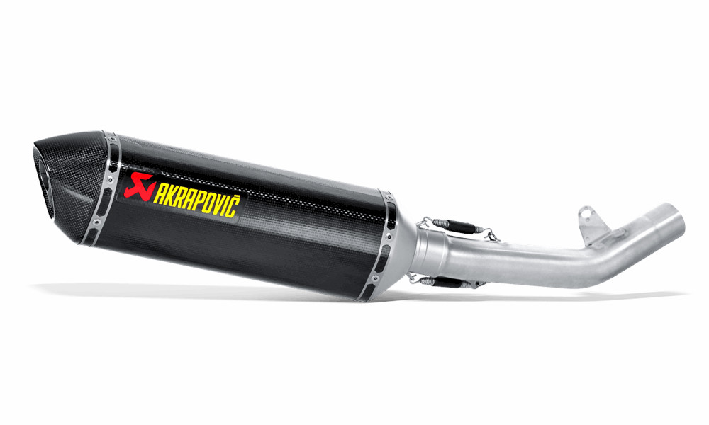 AKRAPOVIC ECHAPPEMENT SLIP ON ENVELOPPE/FLASQUE EN CARBONE, NON HOMOLOGUÉ POUR KAWASAKI Z 750/Z 750 R