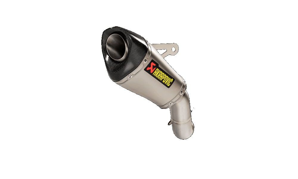 AKRAPOVIC SILENCER TITANIUM NOT APPROVEDCON END CAP CARBON KAWASAKI Z 900