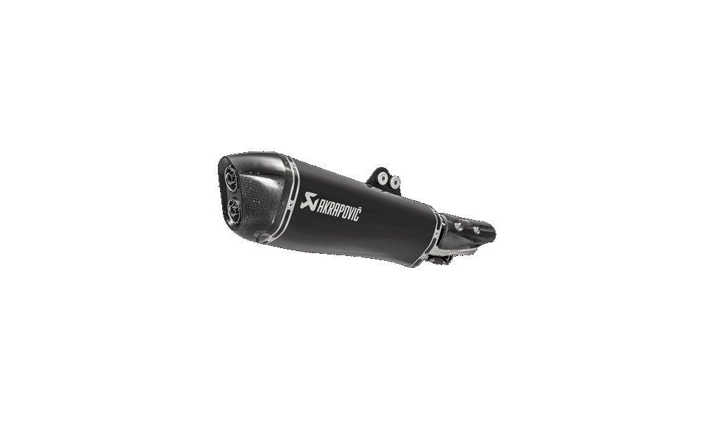 Akrapovic Silencieux noir homologué pour Kymko AK 550