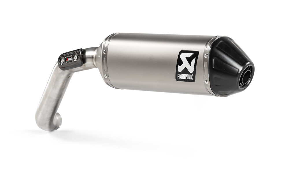 MARMITTA AKRAPOVIC TITANIO MOTO GUZZI V85 TT