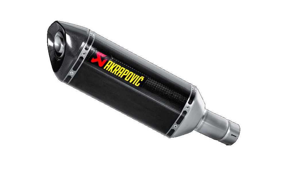 Akrapovic Echappement Slip on enveloppe/flasque en Carbone, homologué pour Suzuki GSX-R 1000