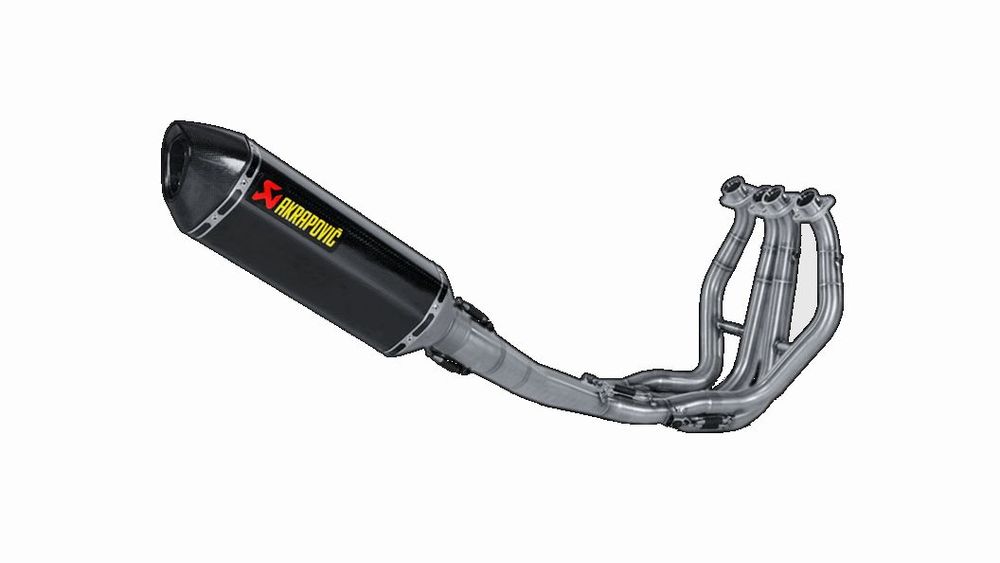 Akrapovic Echappement Carbone Ligne Racing, flasque en carbone pour Suzuki GSX‐R 1300 HAYABUSA