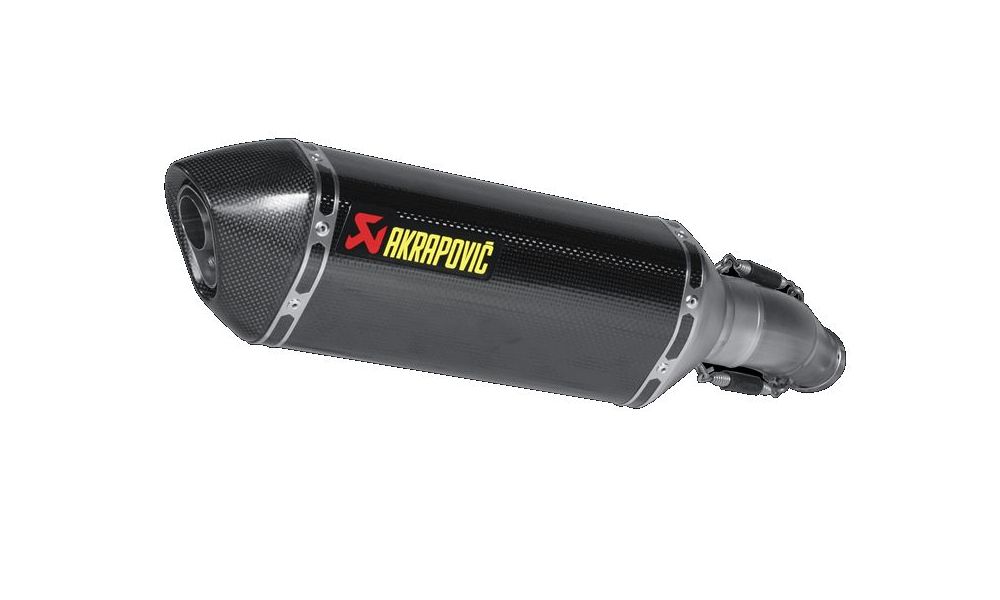 Akrapovic Echappement Slip on enveloppe/flasque en Carbone, homologué pour Suzuki GSX-R 750 