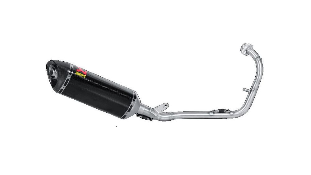 Akrapovic Echappement complete inox, flasque en carbone pour Yamaha YZF-R 125