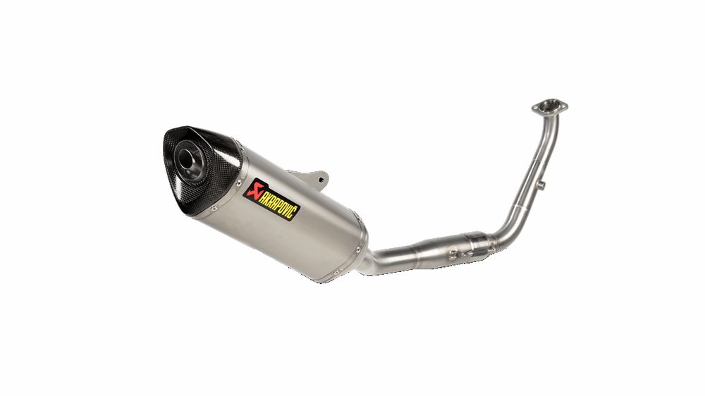 Akrapovic Ligne complete Racing titane Silencieux homologué pour Yamaha MT 125, YZF-R 125