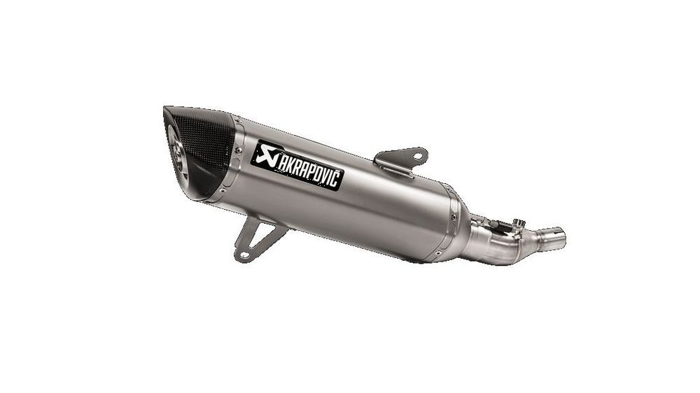 Akrapovic silencieux homologué avec embout en carbone pour Yamaha Tricity 300