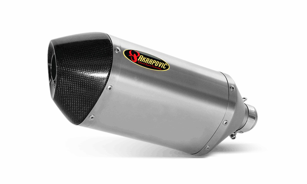 Silencioso de Akrapovic Titanio tapa de carbono para Yamaha YZF-R 6