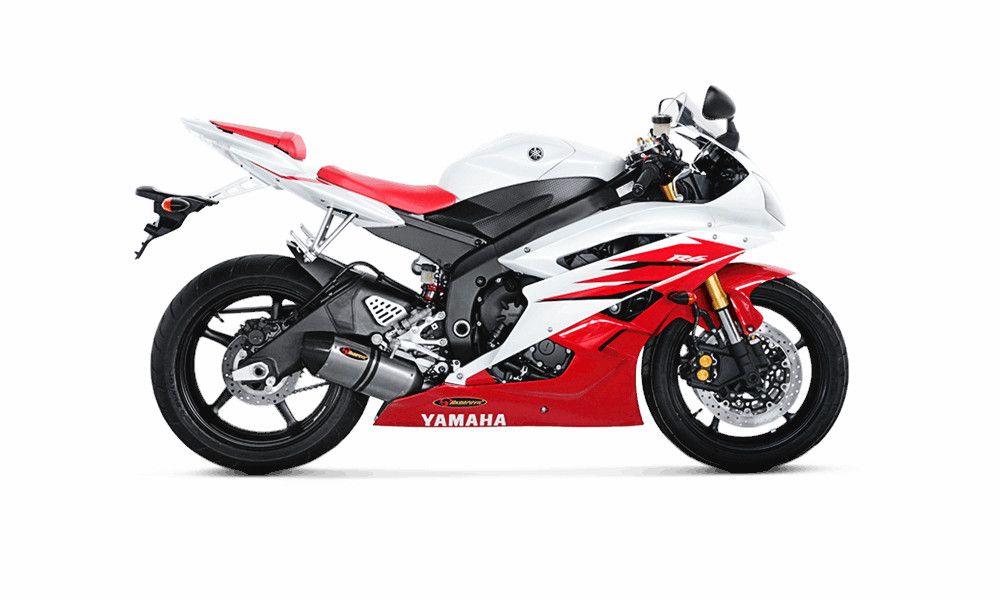 Akrapovic Silencieux Titane, flasque en carbone, homologuè pour Yamaha YZF-R 6