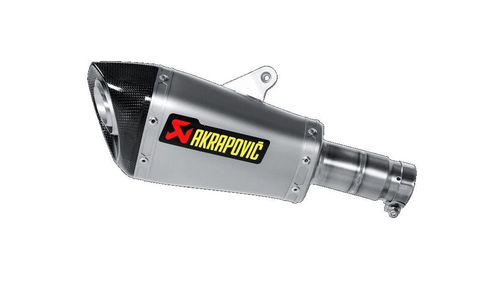 Akrapovic Silencieux Titane avec flasque en carbone pour Yamaha YZF-R 6 2010-2015