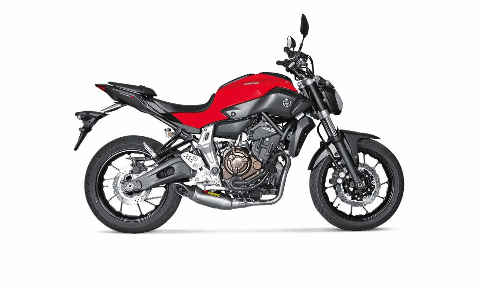 Akrapovic Marmitta acciaio inossidabile omologata Yamaha MT 07