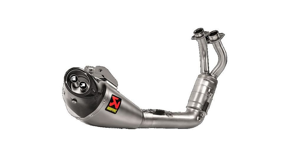 Akrapovic Système dÉchappement complèteTitane homologué pour Yamaha Tracer 700