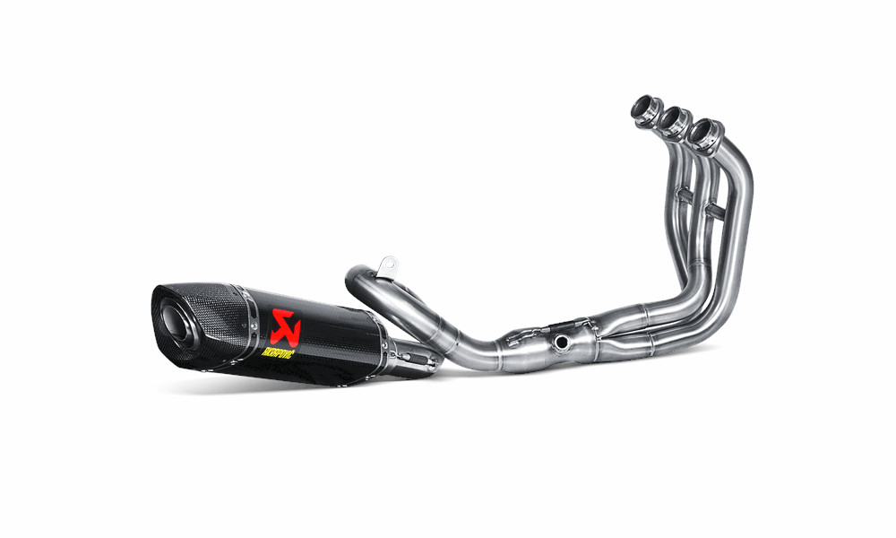 Akrapovic Echappement Carbone avec flasque en carbone pour Yamaha FZ-09, MT-09, XSR 900