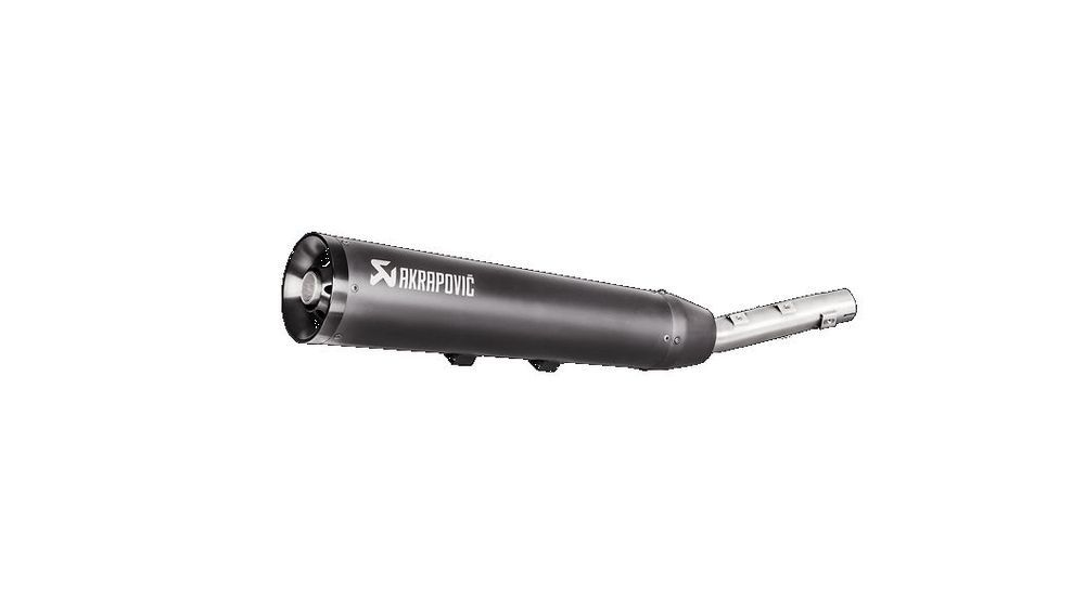 Akrapovic Silencieux noir pour Yamaha XV 950, SCR 950