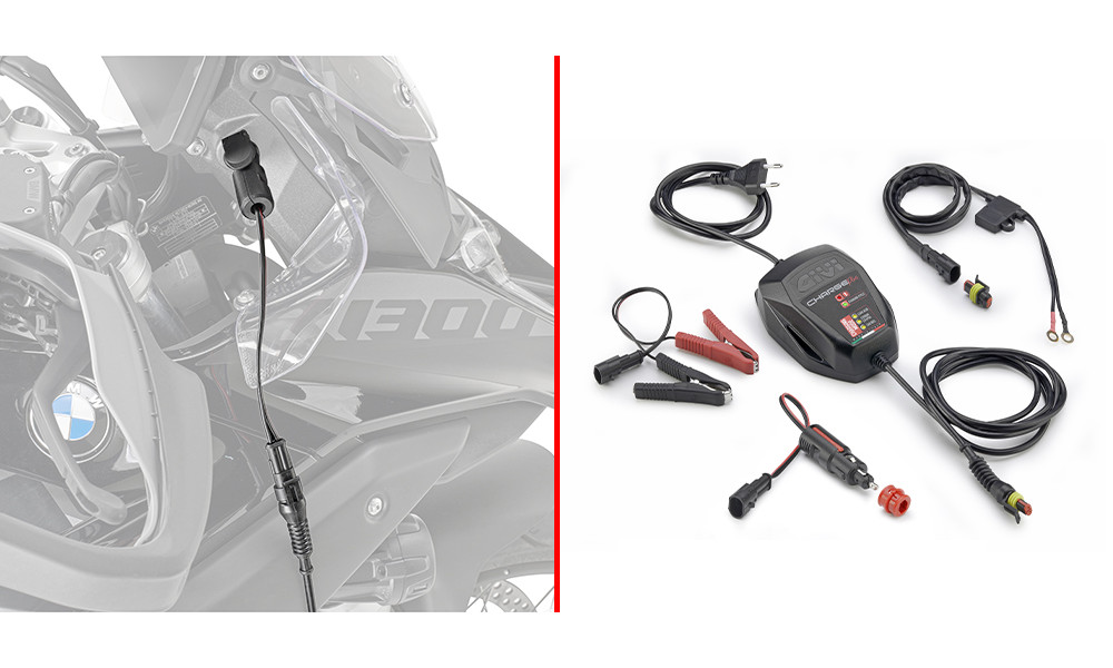 Battery charger Givi for BMW R 1200/1250 GS Adventure