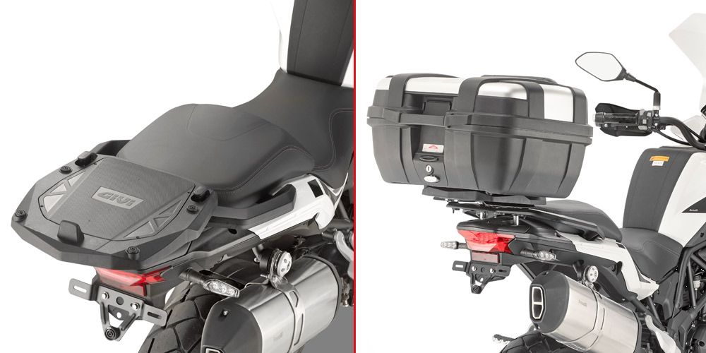 Givi Supporto nero bauletti Monokey/Monolock Benelli TRK502 TRK502x